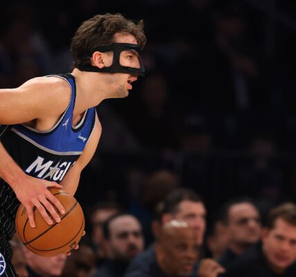 Франц Вагнер у грі проти Нью-Йорк Нікс на Madison Square Garden, 7 грудня 2025 року.